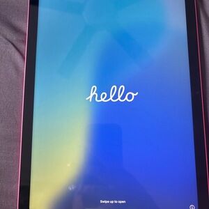 Pink Tablet with Display